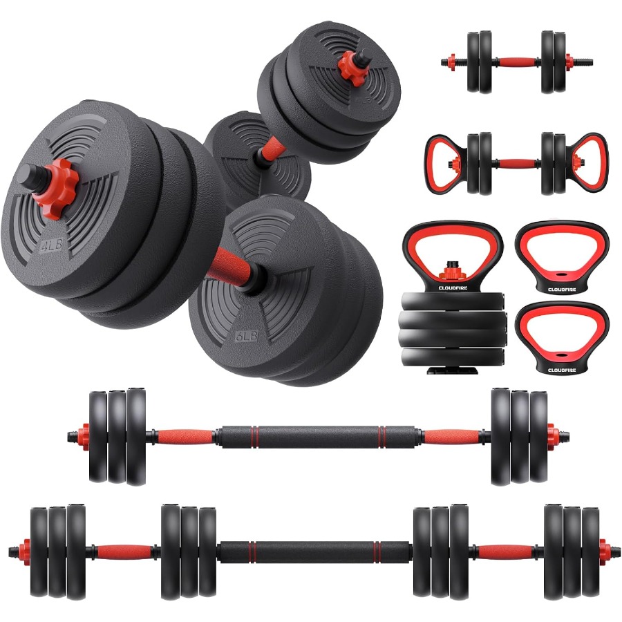 Adjustable Dumbbells Set, 60LB - огляд і ціна Dumbbell Set