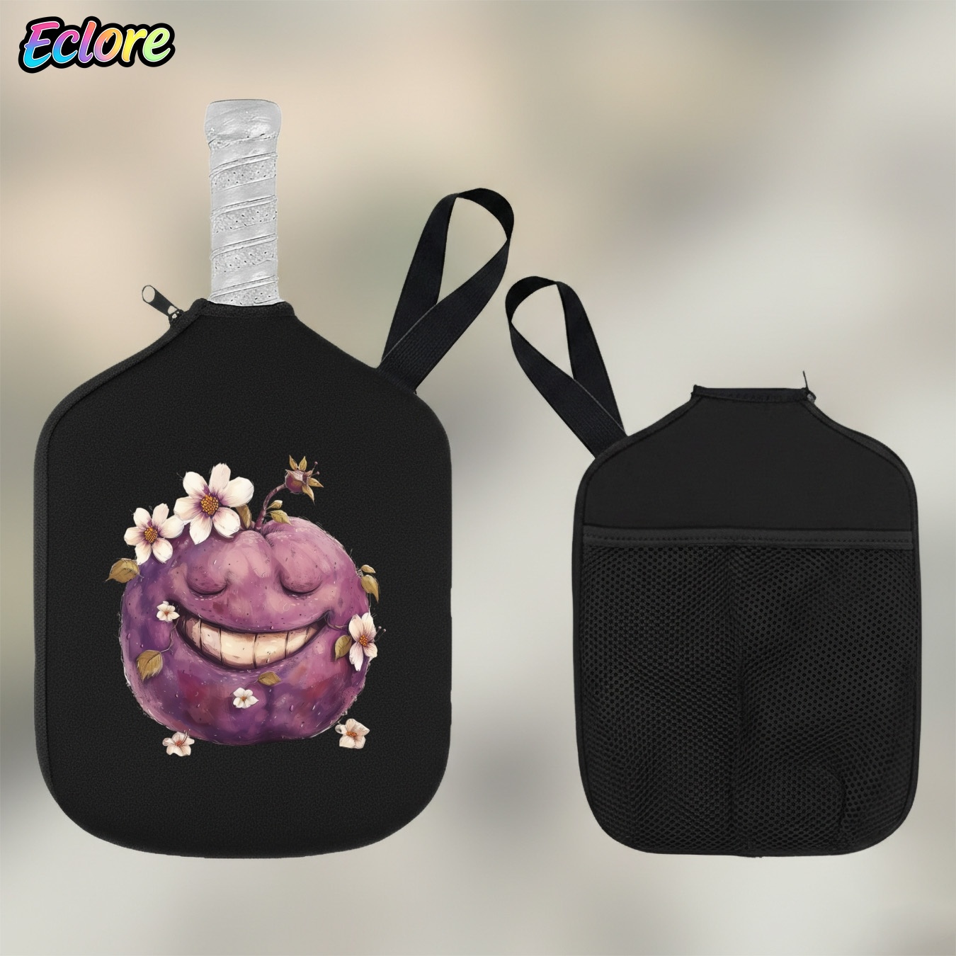 Smiley Flower Pickleball Paddl - огляд і ціна Badminton Racket